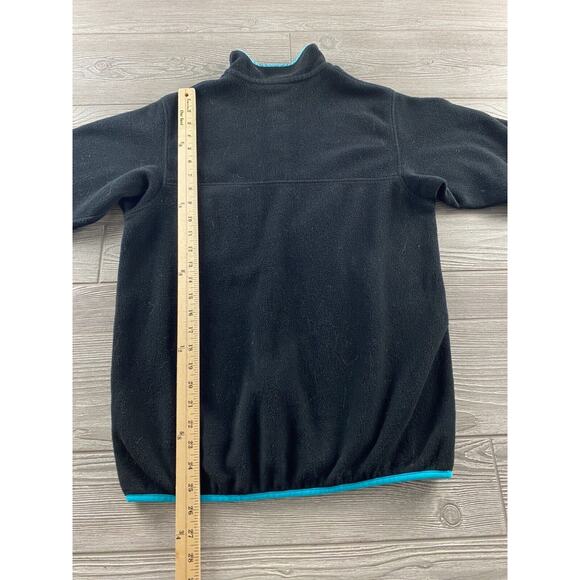 Patagonia Womens Synchilla Snap-T Fleece Pullover Jacket Size Medium Black - Picture 3 of 8